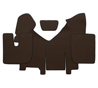 TAPPETI COPRICOFANO ECOPELLE LISCIA MARRONE PER IVECO STRALIS HI-WAY AUTO FRIGO