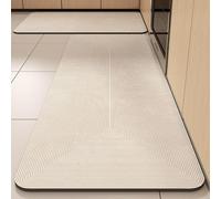 Tappeti Cucina，Tappetino Da Cucina Impermeabile, Antiscivolo E Antifatica, Tappeto Imbottito Per Pavimento, Decorazione Geometrica Moderna E Minimalista, Tappetino In Pvc Pulito Per Lavello, Lavand