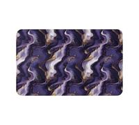 Tappeti da bagno - 50,8 x 80 cm tappetini da cucina per pavimento, tappeti per ingresso interni, tappeto blu luna piena lupo antiscivolo lavabile bagno lavanderia porta tappeto