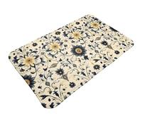 Tappeti da bagno antiscivolo lavabili - Retro Pattern A 1 stampa tappetini da cucina per pavimenti, tappeti per ingresso interni, lavanderia bagno porta tappeto con retro in gomma 50 x 80 cm