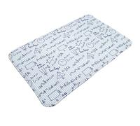 Tappeti da bagno antiscivolo lavabili, tappetini da cucina per pavimenti, tappeti per ingresso interni, con equazione matematica di buon gusto, lavanderia, bagno, porta con retro in gomma, 50,8 x 80