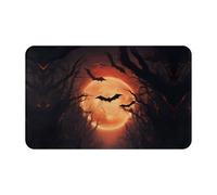 Tappeti da bagno - Tappetini da cucina per pavimento, tappeti per ingresso, tappeti per interni, antiscivolo, lavabili, pipistrelli, sole, foresta, sentiero, bagno, lavanderia, porta, tappeto, 50,8 x