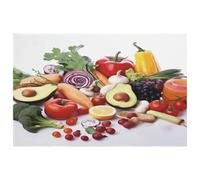 Tappeti da bagno, tappetino da bagno con stampa di alimenti sani, tappeto super morbido e confortevole, tappetino da doccia in microfibra, tappeto da bagno super assorbente