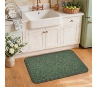 Tappeti da cucina con decorazione geometrica marocchina a forma di stella | Tappeto per lavello da cucina, stile marocchino, stile globale, runner da cucina, con accenti d'ingresso