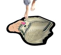 Tappeti da pavimento per camera da, con banconota da 100 dollari, tappetini per la porta dei soldi, antiscivolo, tappeti da cucina, tappeto in velluto di, 50 x 80 cm