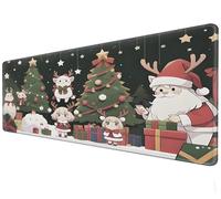 Tappeti di mouseper gamers per PC|Non slip mouse pad | Waterproof mousepad | Game desk pad and computer accessories/Winter Festival mouse pad (B, 70×30c'm)