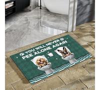 Tappeti D'Ingresso Antisporco Tappetini Porta Dingresso Facile Da Pulire Tappeto Ingresso Casa Per Terrazzo Balcone Camera Letto 40X60Cm Non Farai Mai Più Pipì Da Solo - Cane Personalizzato