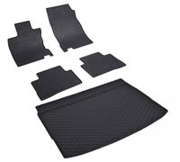 TAPPETI GOMMA ABITACOLO + BAULIERA su misura Nissan Qashqai II J11 dal 2014-2021