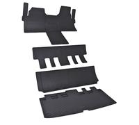 Tappeti gomma per Ford Tourneo Custom 8 posti dal 2024- Anteriori + 2 file+Baule