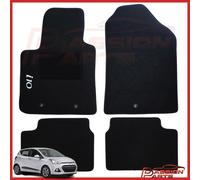TAPPETI HYUNDAI i10 DAL 2013 AL 2020 TAPPETINI IN MOQUETTE CON RICAMO E 3 FIX