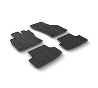 TAPPETI IN GOMMA SU MISURA BMW X2 (F39) DAL 01/2018 SET 4 PEZZI CON BORDO E FIX