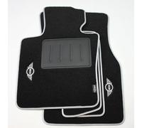 Tappeti in Moquette su misura compatibili con Mini F56, 3 Porte dal 2014- Limited Edition Inox