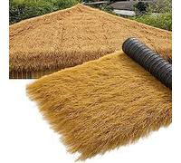 Tappeti in paglia per tetti, Artificial Thatch Roll Fire Retardant For Cabana Pool Garden Multiple Sizes(1 * 7m(3.2 * 22.9ft))