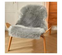 Tappeti in pelliccia di moquette bianca sfocata for la camera da letto, comodino, lavabile, soffice, soggiorno, tappeto a pelo lungo, decorazione for tappetino for scuola materna(Grey,60x120cm)