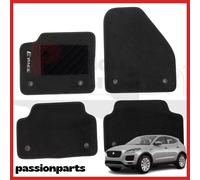 TAPPETI JAGUAR E-PACE IN VELLUTO CON RICAMO E 8 FISSAGGI AD ANELLO SET 4 PEZZI