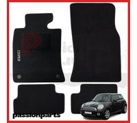 TAPPETI MINI COOPER ONE R56 DAL 2006 AL 2014 MOQUETTE CON RICAMO E VELCRO 4 PZ