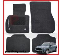 TAPPETI MINI COUNTRYMAN DAL 2017 F60 IN MOQUETTE CON RICAMO E FISSAGGI A VELCRO