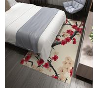 Tappeti moderni per l'area di arte floreale Tappeto a pelo corto orientale per il soggiorno Corridori per divani per corridoi con supporto in gomma 60x120cm