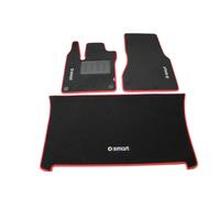 Tappeti Moquette + baule Smart ForTwo W453 dal 2014-,EQ dal 2017- 05 ROSSO