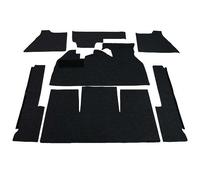 Tappeti neri per Volkswagen Maggiolino 1302 Berlina (08/1970-07/1972), con po...
