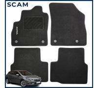 TAPPETI OPEL ASTRA K DAL 2015 IN MOQUETTE CON RICAMO E 4 FISSAGGI TAPPETINI 4 PZ