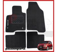 TAPPETI PANDA IN MOQUETTE FIAT DAL 2012 CON RICAMO E 2 FIX SAGOMATI SU MISURA