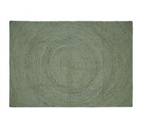 vidaXL Tappeti per area Verde Oliva 160 x 230 cm Juta, Decorazione per il soggiorno, grande tappeto artigianale, moderno in juta, copertura elegante per casa