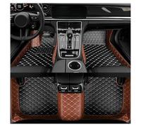 Tappeti Per Auto Per Fiat Per Topolino Per 500 2011 2012 Tappetini Auto In Pelle Lusso Antiscivolo Impermeabili Per Tutte Le Stagioni Tappetini Per Auto Kit(Style 2 Brown Black)