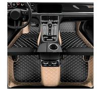 Tappeti Per Auto Per Fiat Per Topolino Per 500 2011 2012 Tappetini Auto In Pelle Lusso Antiscivolo Impermeabili Per Tutte Le Stagioni Tappetini Per Auto Kit(Style 2 Beig Black)