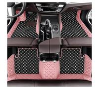 Tappeti Per Auto Per Fiat Per Topolino Per 500 2011 2012 Tappetini Auto In Pelle Lusso Antiscivolo Impermeabili Per Tutte Le Stagioni Tappetini Per Auto Kit(Style 2 Pink Black)