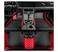 Tappeti Per Auto Per Fiat Per Topolino Per 500 2011 2012 Tappetini Auto In Pelle Lusso Antiscivolo Impermeabili Per Tutte Le Stagioni Tappetini Auto Moquette(Style 2 Red Black)