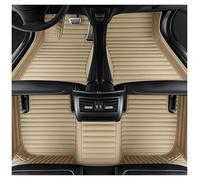 Tappeti Per Auto Per Fiat Per Topolino Per 500 2011 2012 Tappetini Auto In Pelle Lusso Antiscivolo Impermeabili Per Tutte Le Stagioni Tappetini Auto Moquette(Style 3 Beige)