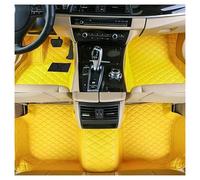 Tappeti Per Auto Per Fiat Per Topolino Per 500 2011 2012 Tappetini Auto In Pelle Lusso Antiscivolo Impermeabili Per Tutte Le Stagioni Tappetini Per Auto Kit(Style 1 Yellow)
