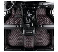 Tappeti Per Auto Per Fiat Per Topolino Per 500 2011 2012 Tappetini Auto In Pelle Lusso Antiscivolo Impermeabili Per Tutte Le Stagioni Tappetini Auto Moquette(Style 1 BlackRed)
