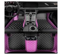Tappeti Per Auto Per Fiat Per Topolino Per 500 2011 2012 Tappetini Auto In Pelle Lusso Antiscivolo Impermeabili Per Tutte Le Stagioni Tappetini Auto Moquette(Style 2 Purple Black)