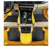 Tappeti Per Auto Per Fiat Per Topolino Per 500 2011 2012 Tappetini Auto In Pelle Lusso Antiscivolo Impermeabili Per Tutte Le Stagioni Tappetini Per Auto Kit(Style 2 Yellow Black)
