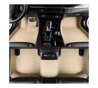 Tappeti Per Auto Per MINI Per CLUBMAN 2 Porte 2007 2008 2009 2010 2011 2012 2013 2014 2015 Tappetini Auto In Pelle 3D A Copertura Totale Tappetini Per Auto Kit(Style 1 BlackBeige)