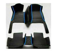 Tappeti Per Auto Per MINI Per CLUBMAN 2 Porte 2007 2008 2009 2010 2011 2012 2013 2014 2015 Tappetini Auto In Pelle 3D A Copertura Totale Tappetini Per Auto Kit(Style 4 Black Blue)