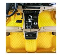 Tappeti Per Auto Per MINI Per CLUBMAN 2 Porte 2007 2008 2009 2010 2011 2012 2013 2014 2015 Tappetini Auto In Pelle 3D A Copertura Totale Tappetini Per Auto Kit(Style 1 Yellow)