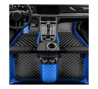 Tappeti Per Auto Per MINI Per CLUBMAN 2 Porte 2007 2008 2009 2010 2011 2012 2013 2014 2015 Tappetini Auto In Pelle 3D A Copertura Totale Tappetini Per Auto Kit(Style 2 Blue Black)