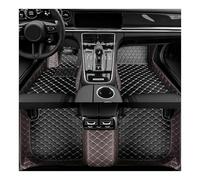 Tappeti Per Auto Tappetini Auto Per Mitsubishi Pajero V93 5 Set 2010 2011 2012 2013 2014 2015 2016 2017 2018 2019 2020 2021 2022 2023 Tappetini Auto Moquette(Style 2 Coffee Black)