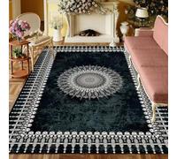 Tappeti Per Esterno blu The Carpet 120X180CM Design unico con motivo rotondo, resistenza al freddo e isolamento acustico