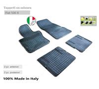 Tappeti per Fiat 500X in gomma su misura 100% Made in Italy + OMAGGIO Profumin