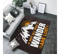 Tappeti per la decorazione del soggiorno, morbidi, non tutti quelli che vagano sono persi tappeti lavabili 5 x 7 pollici per camera da letto, tappeto interno camera da letto, soggiorno