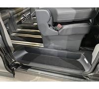 Tappeti per l'ingresso e pedane compatibili con Ford Transit Tourneo Custom Trend Titanium Active dal 2023, set da 4 pezzi, 2 porte scorrevoli