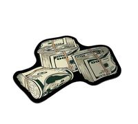 Tappeti per pavimento per camera da, con banconota da 100 dollari, tappeto da cucina in morbido velluto di, antiscivolo, decorazione per la stanza, 50 x 80 cm