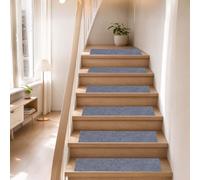 Tappeti per Scale 5Pcs Tappetini per Gradini Interni 32x95cm Grigio Chiaro | Coprigradini Per Scale, Tappetino Per Scales Per Scale, Interni, In Legno, Piastrelle E Marmo Per Per Bambini