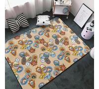 Tappeti per soggiorno, camera da letto, campo, morbido, lavabile, 3 x 5 cm, tappeto antiscivolo, tappeto per interni, camera da letto, decorazione estetica