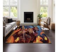 Tappeti Per Soggiorno - Elden Ring, Tappeto Grande Super Morbido E Lavabile, Motivo Moderno, Tappeto Decorativo, Resistente E Antiscivolo (Ring 02,60x90 cm)