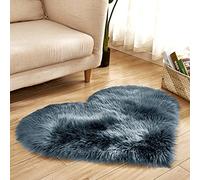 Tappeti per soggiorno, in pelle di pecora, antiscivolo, in lana shaggy, imitazione, tappeto finto tappeto per camera da letto R, tessuti per la casa non fu (G, taglia unica)